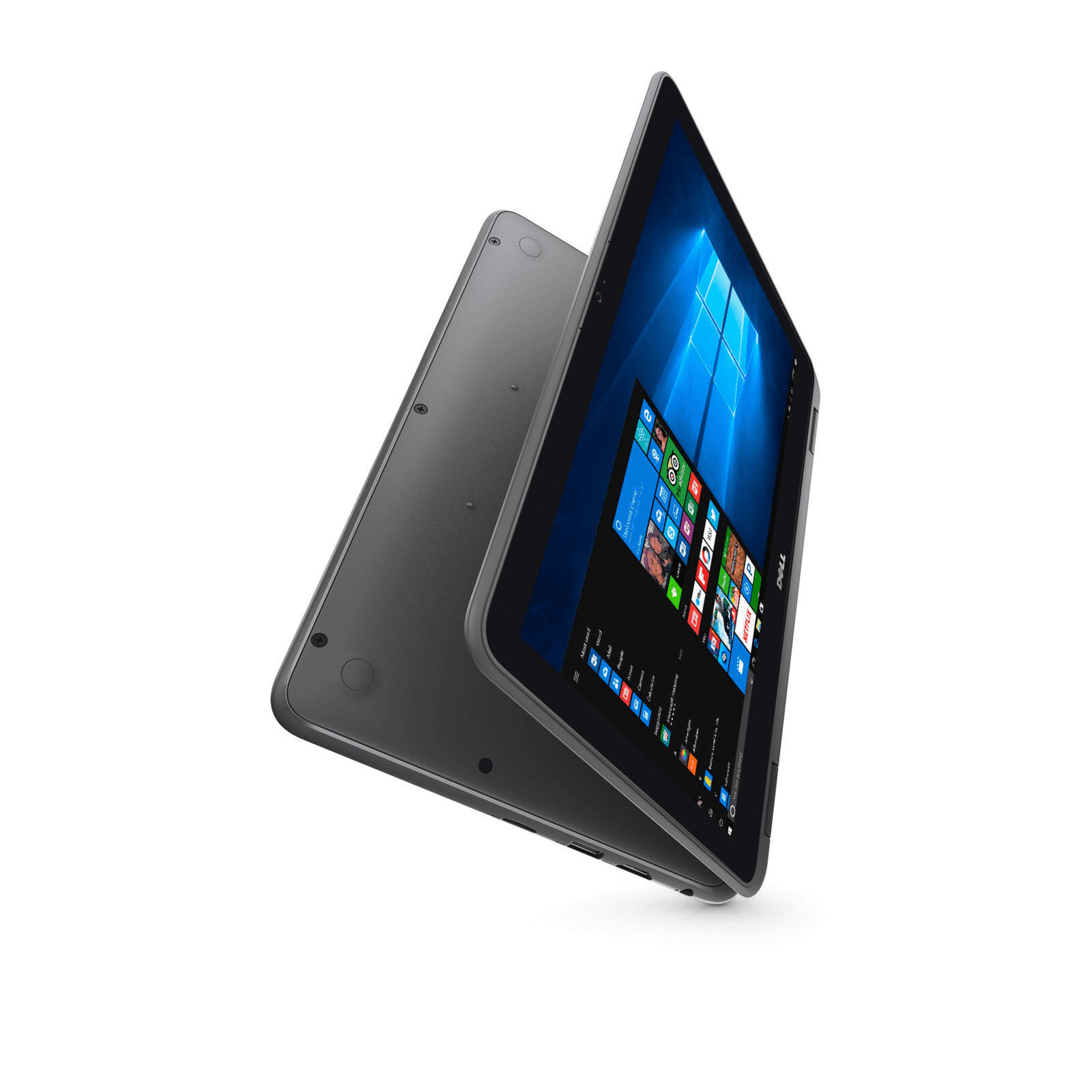 New Dell 11.6″ Inspiron Intel N3710 4G RAM 500GB HDD Touch 2-in-1 Notebook(Gray)