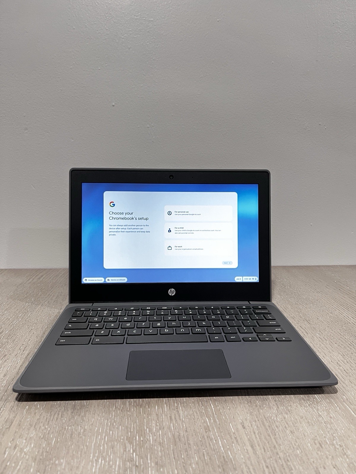 HP Chromebook 11A G8 EE Laptop 11.6″ AMD A4-9120c 4GB RAM 32GB SSD