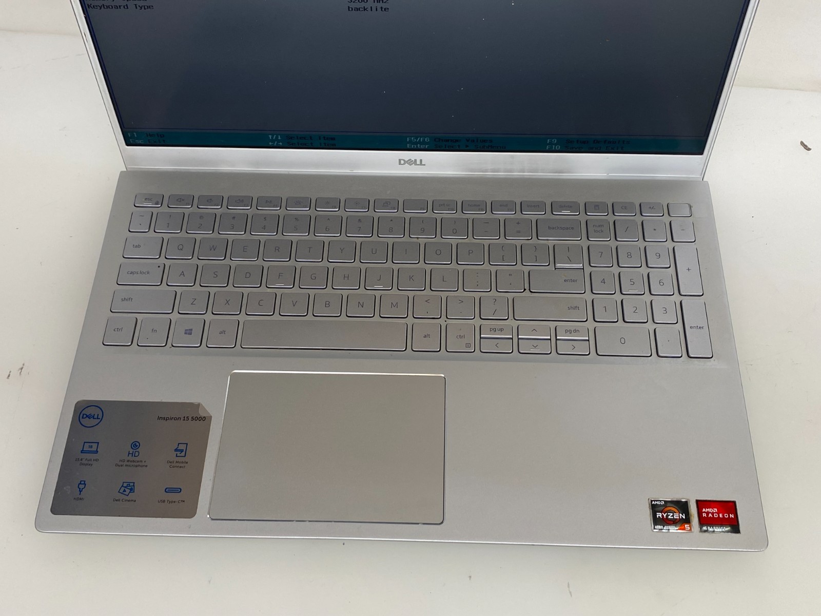 DELL INSPIRON 5505 RYZEN 5 4500U@4.00GHZ 4GB W10 *READ