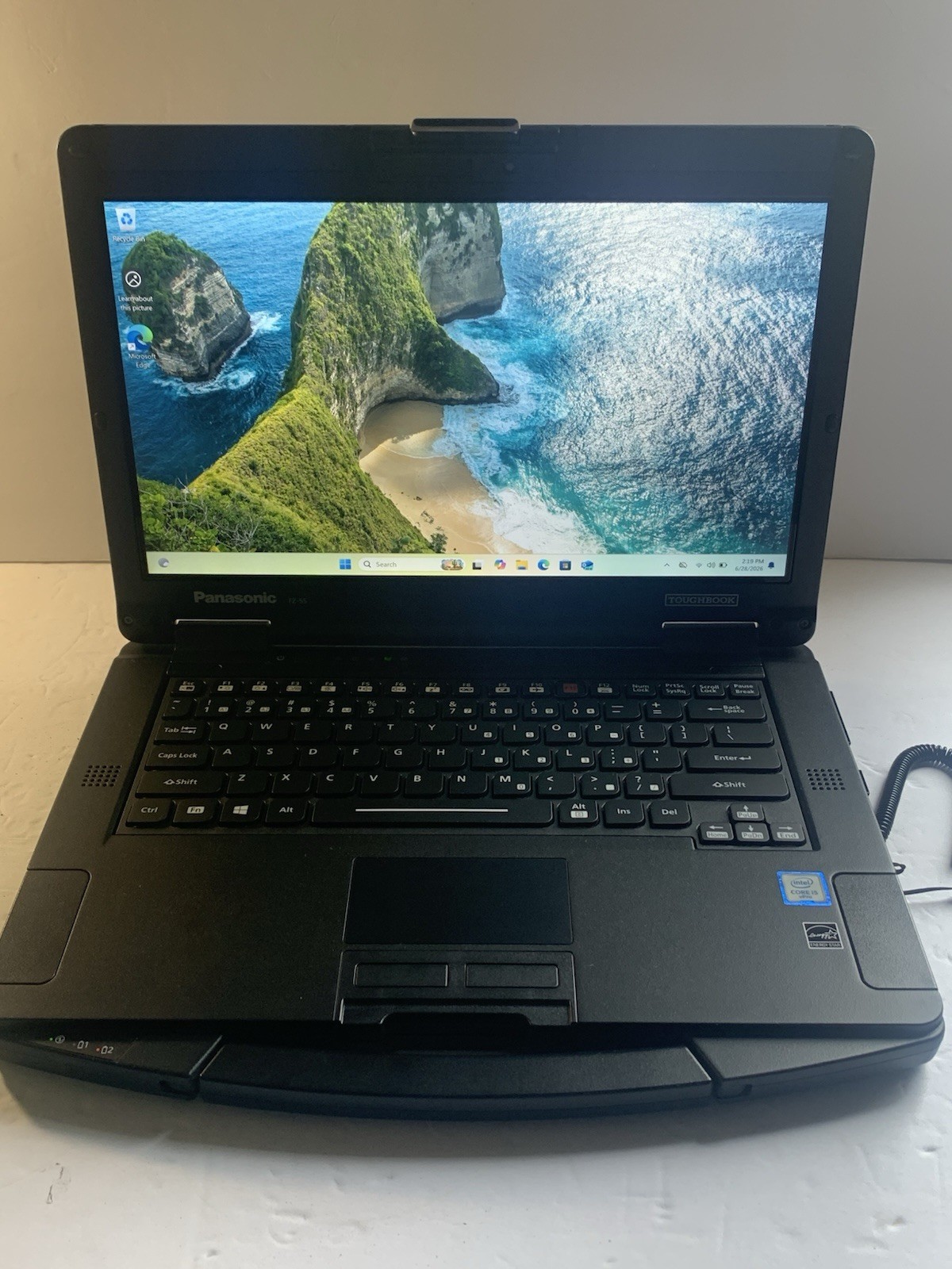 PANASONIC FZ-55 Toughbook Touch Laptop i5 8365U 32GB 1TB 1.60GHz Win11 ~10 Hours