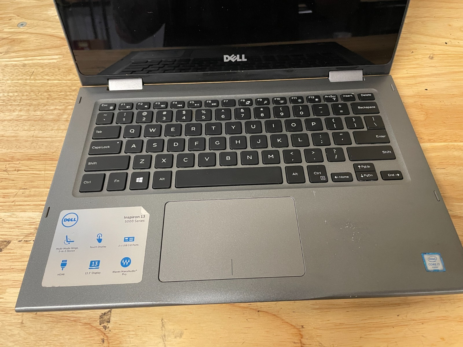 Inspiron 13 5368 2-in-1 i7 8550U 1.8GHz NO RAM/SSD /HDD No power