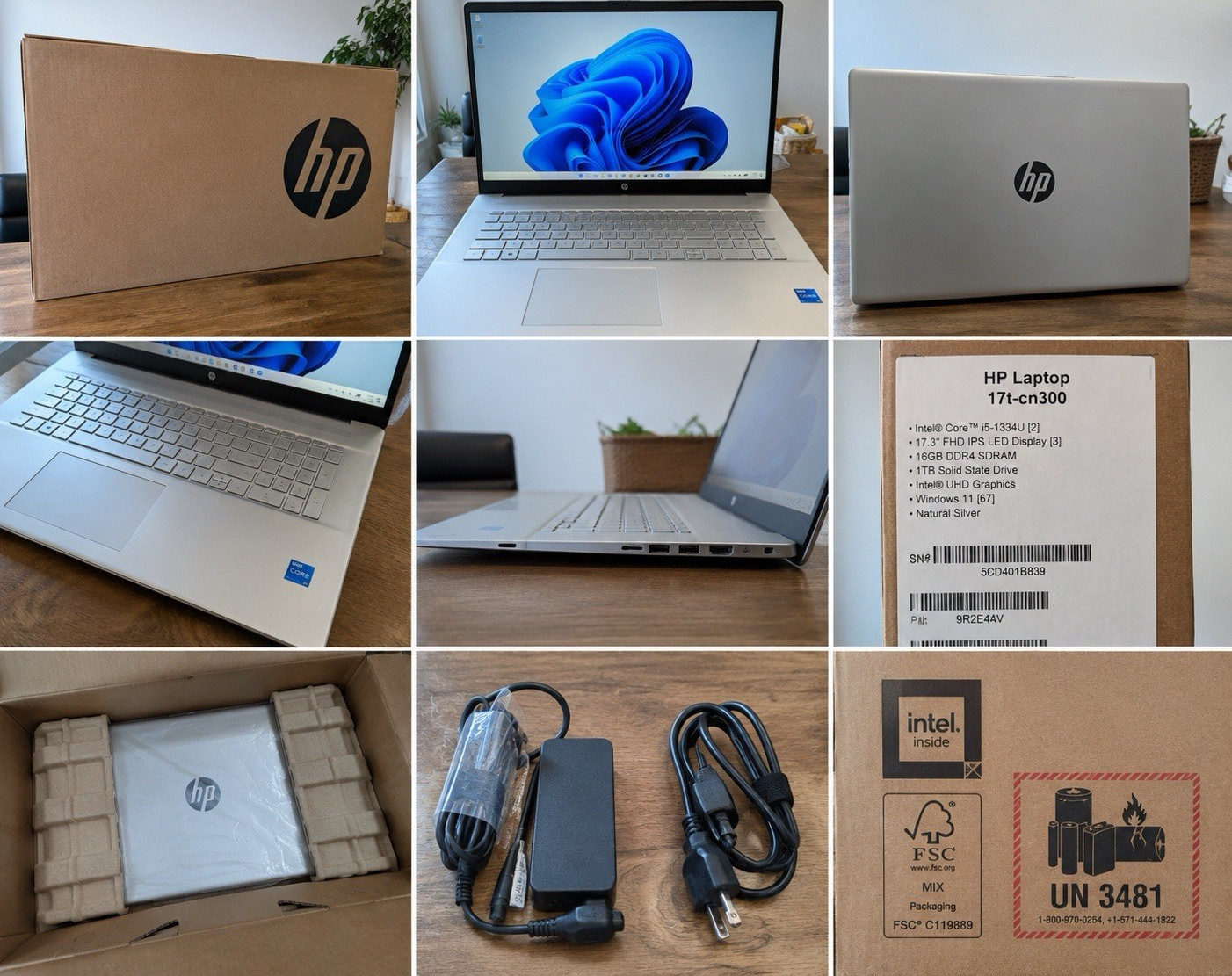 HP 17t-cn300 17.3” Laptop 16GB 1TB SSD Brand New Graduation College Ready