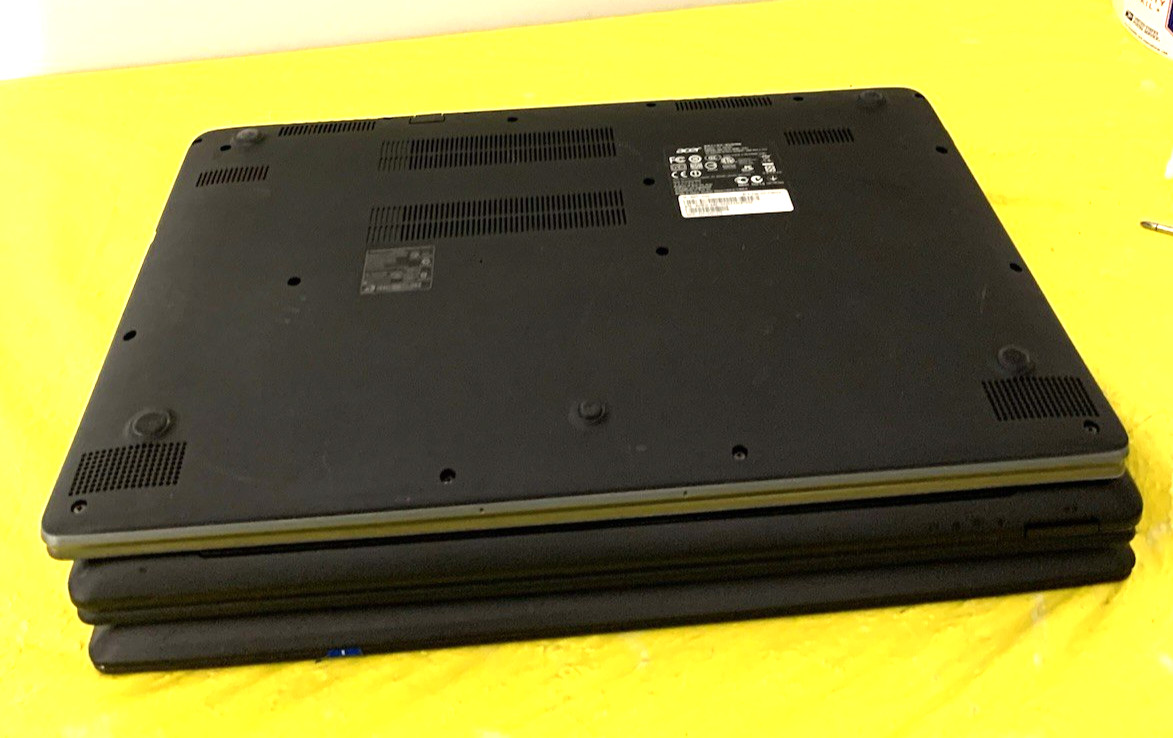 Lot Of 3 Mixed Acer Aspire Laptops For Parts
