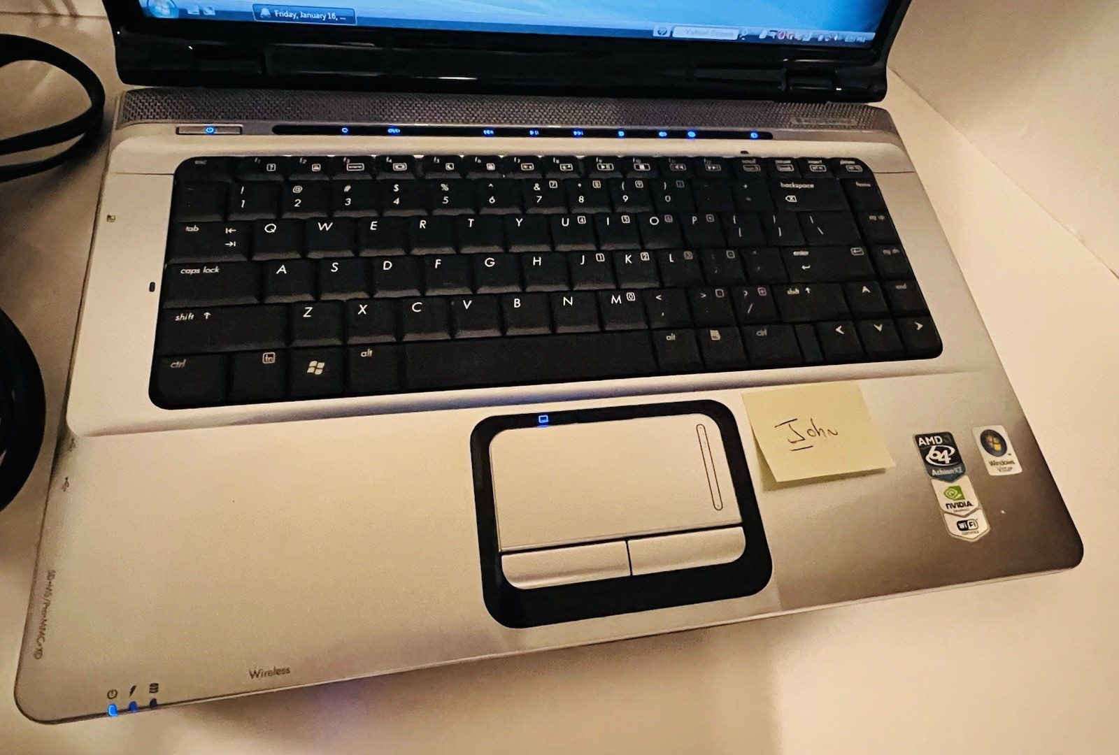 *READ* HP Pavilion DV6000 15” Laptop AMD Athlon 64 X2Dual Core TK-57 1.93GB RAM
