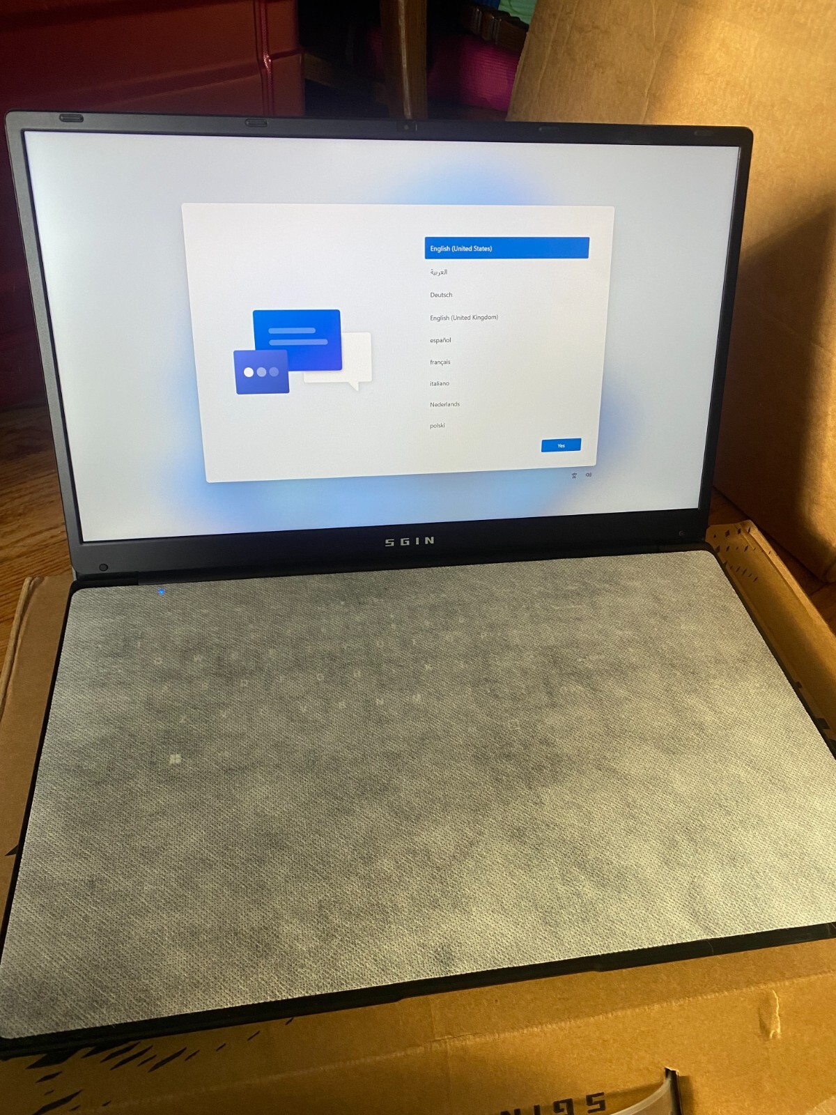 SGIN 17 inch Laptop 4GB DDR4 128GB SSD Windows 11