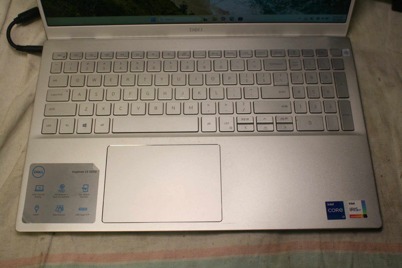 Dell Inspiron 5502 15.6 Silver FHD i7-1165G7 2.80GHz 16GB 512GB SSD