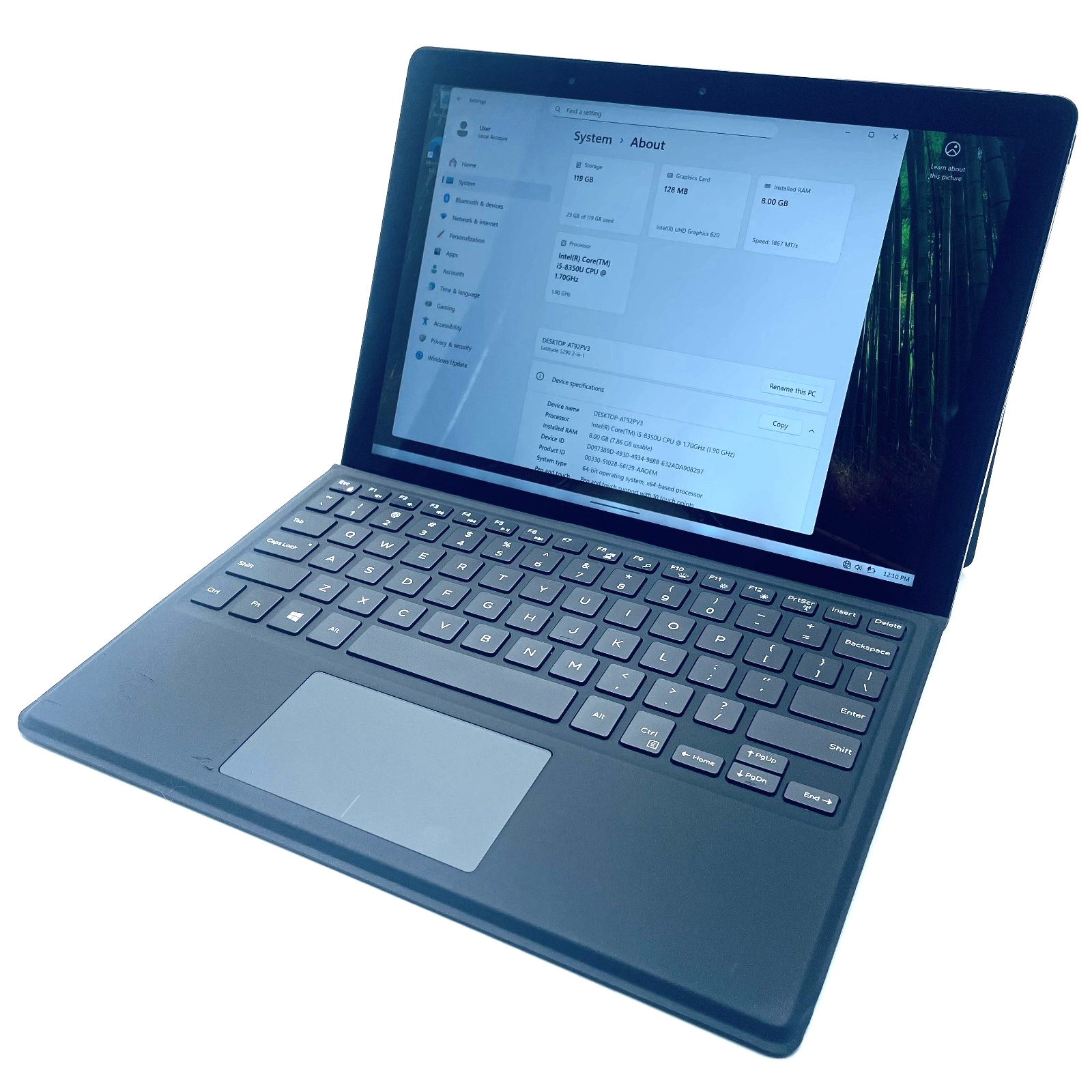 Dell Latitude 5290 12.3″, i5-8350U, 1.70GHz, 128GB SSD, 8GB RAM