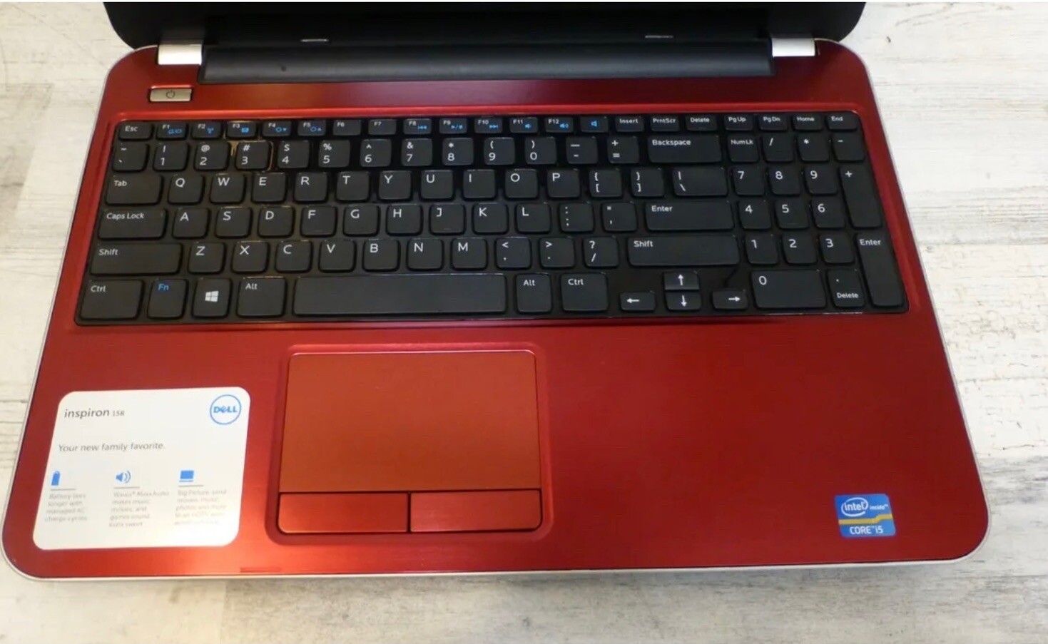 DELL INSPIRON 17R 5721 Cherry Red