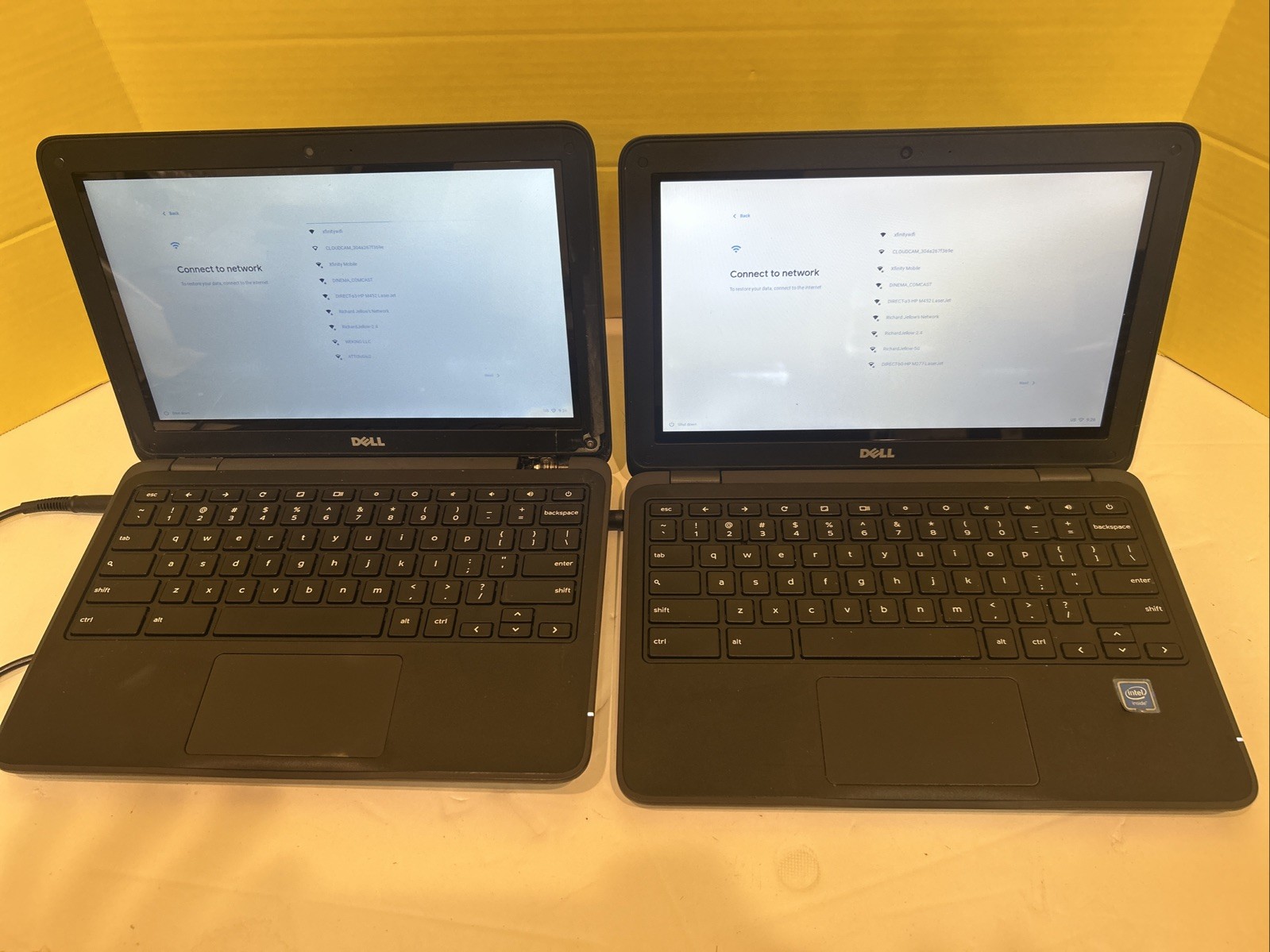 2x Dell Chromebook 3180 Touch 11.6″ 4GB 16GB Grade B Screen Blemishes Works