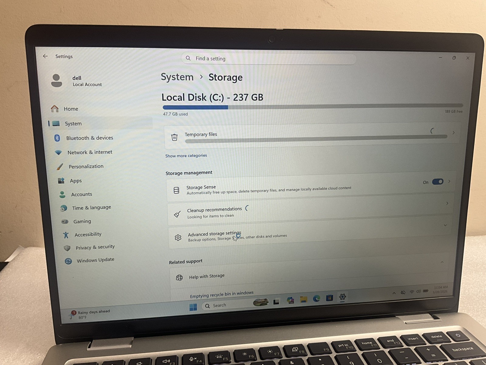 Dell Pro 14 Plus PB14250 14″ Core Ultra 5 235U 2.0GHz 16GB RAM 256GB SSD W11 Pro