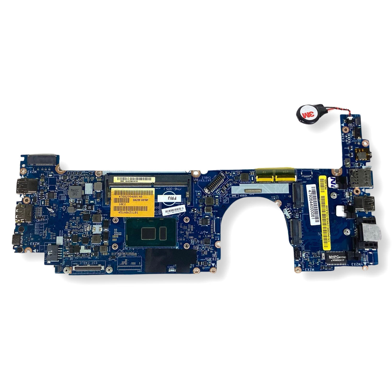 Genuine Dell Latitude 7290 Intel i3-7130U DDR4 2.70GHz DAZ20 Motherboard 4H2MK