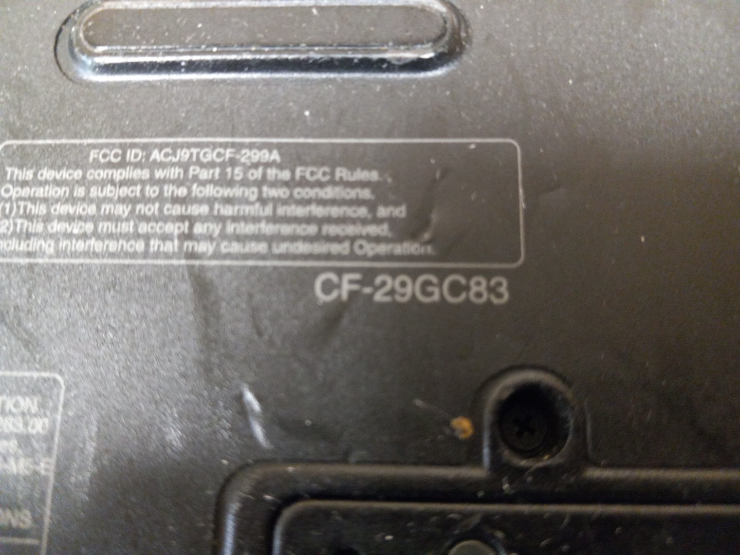 Panasonic SBC Toughbook CF-29 Personal Computer Cf-29GC83