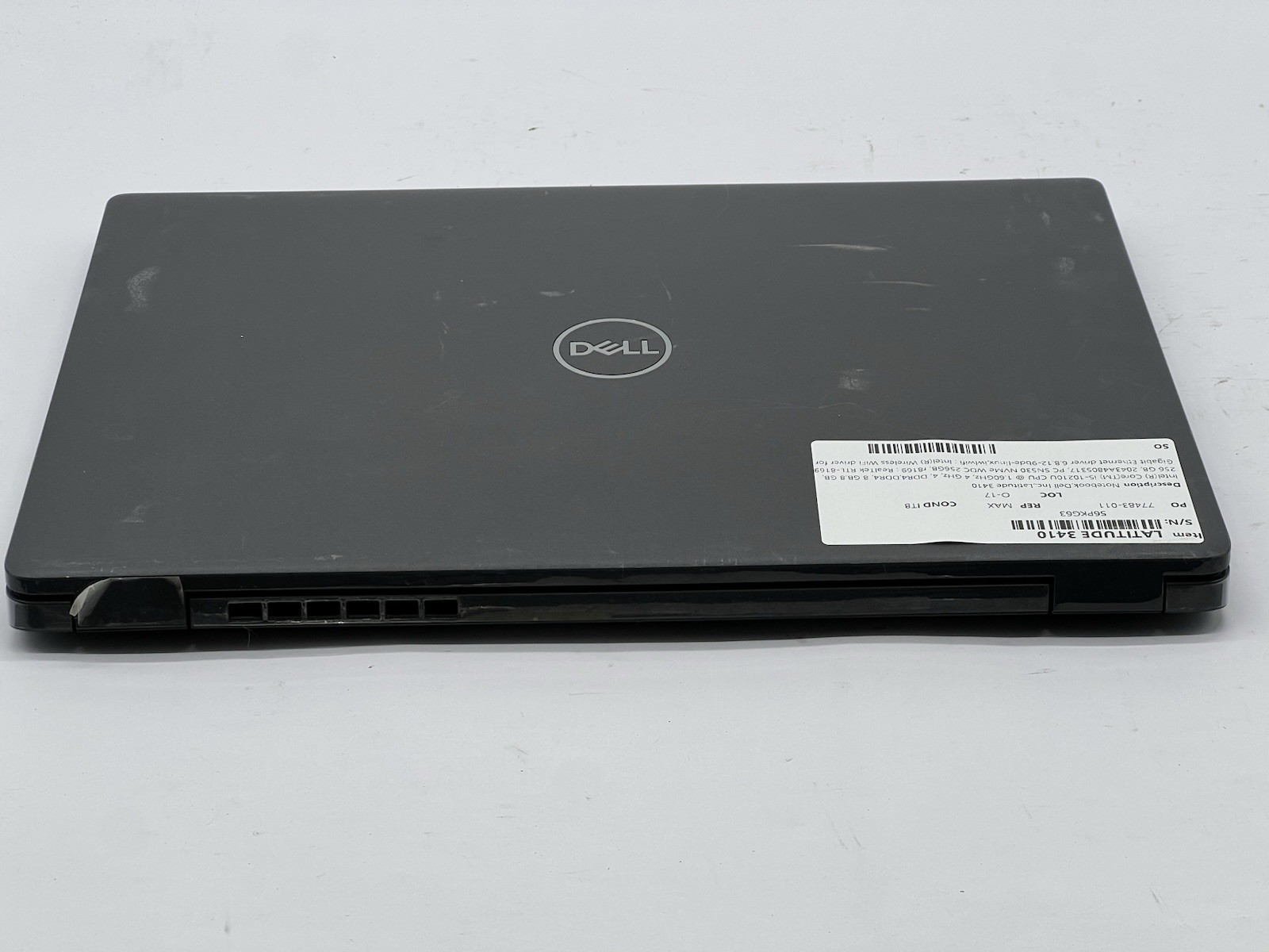 Dell Latitude 3410, i5-10210U CPU, @ 1.60GHz, 16GB RAM, 256GB NVMe-No OS/Charger