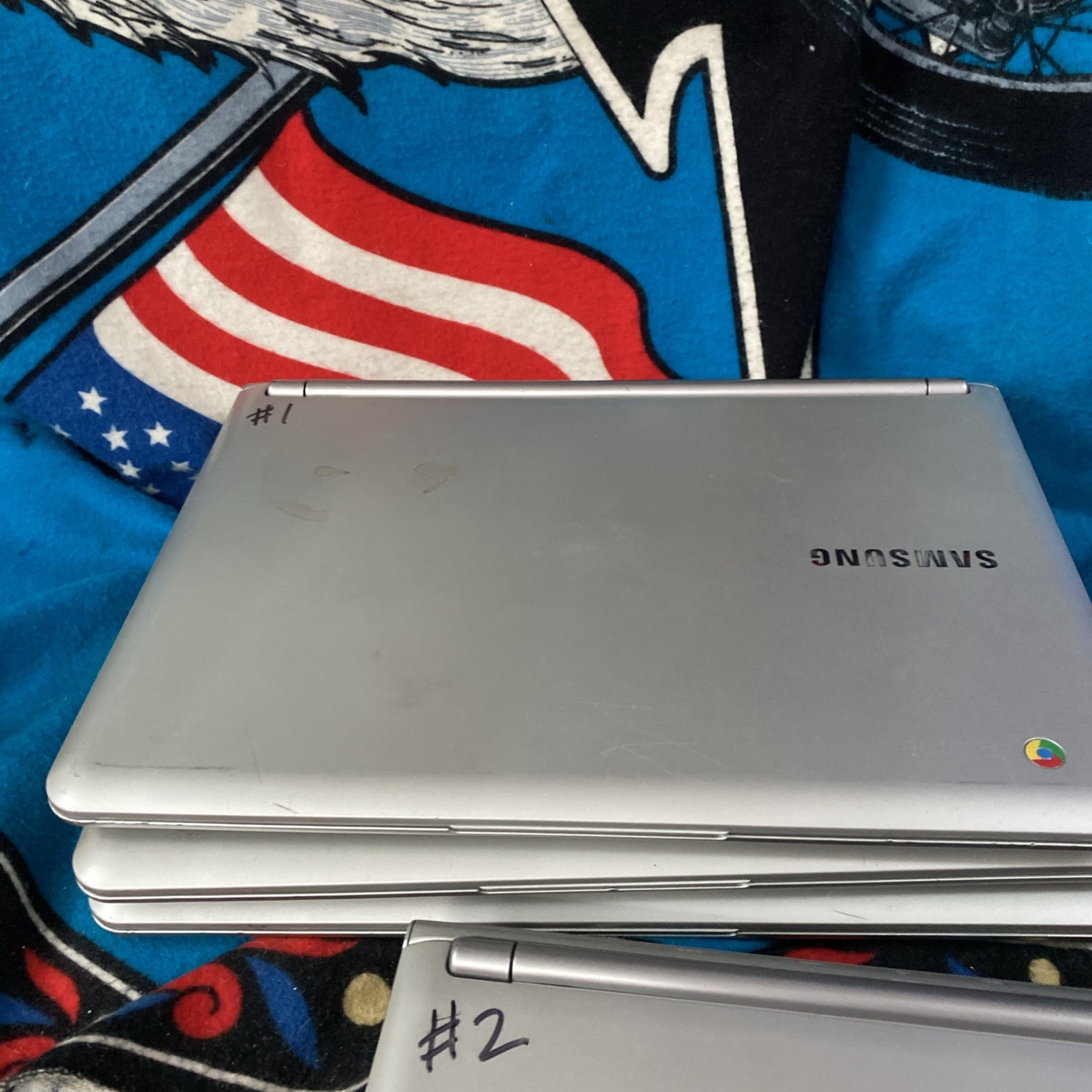 Lot 5x Samsung Dell Chromebook XE303C12 School Surplus Untested No power Supply