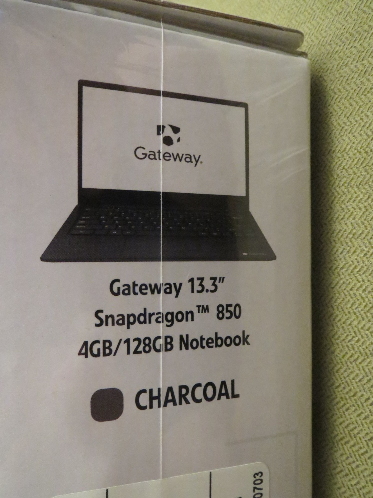 Gateway (Cow Theme) 13.3 inch Ultra Slim Notebook GWTN133-1BK, EMPTY BOX ONLY