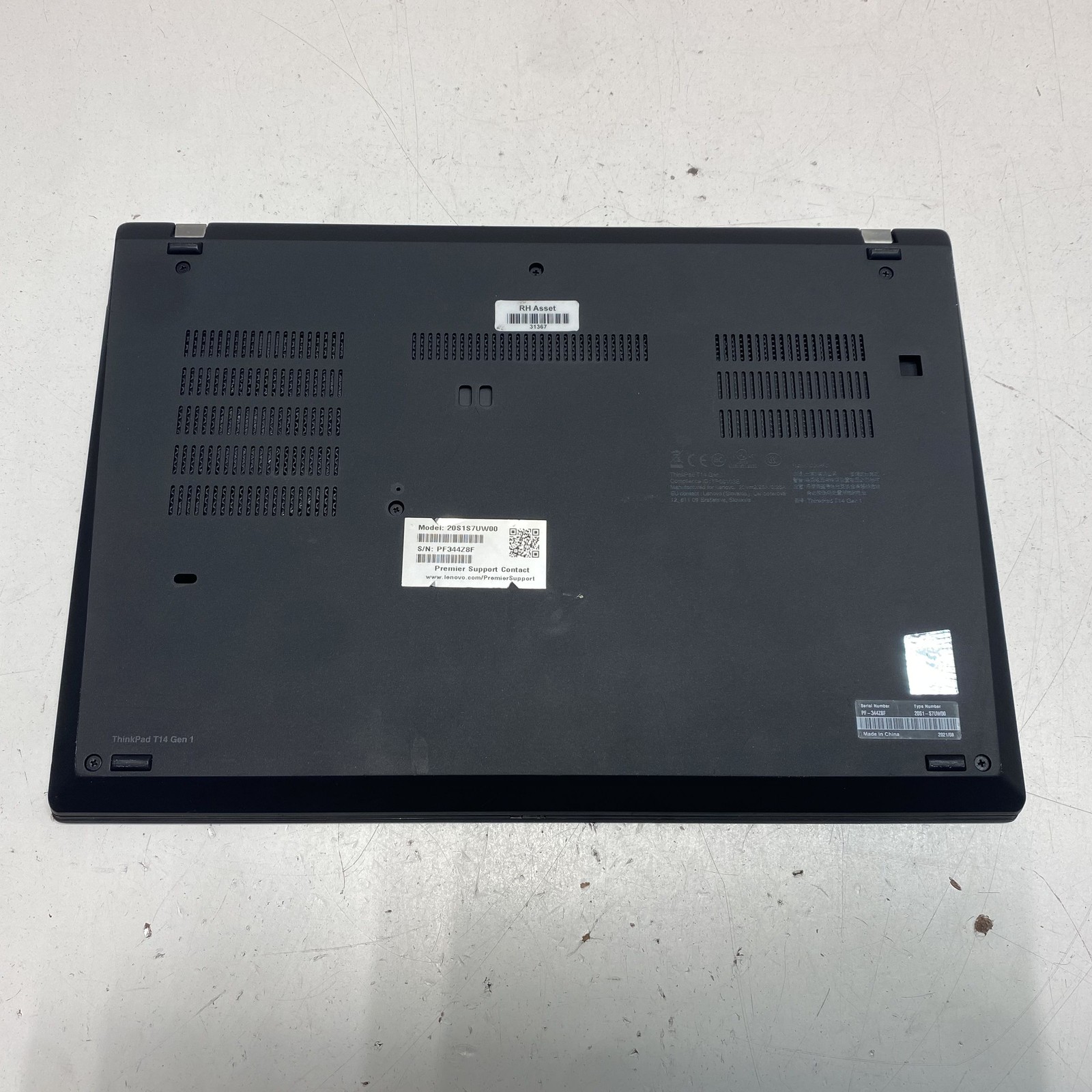 Lenovo ThinkPad T14 Gen 1 Intel i5 vPro Broken Screen For Parts 20S1S7UW00